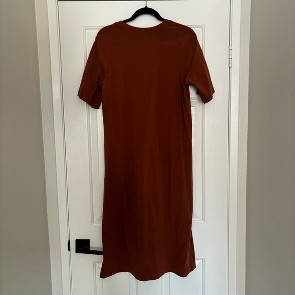 Nordstrom Stretch Midi Cotton Dress - Picture 3 of 6